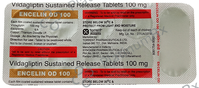 Encelin OD 100mg Tablet 10s