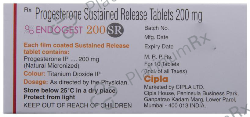 Endogest 200mg SR Tablet 10s