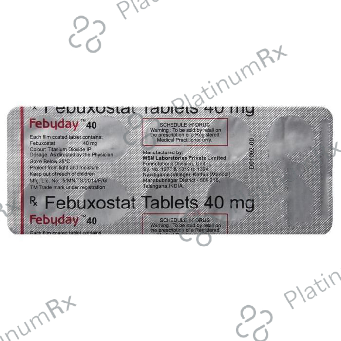 Febuday 40mg Tablet 10s
