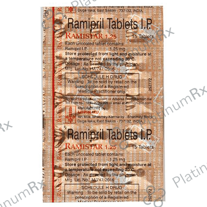 Ramistar 1.25mg Tablet 15s