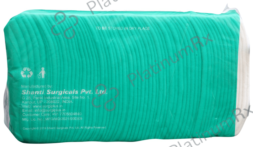 Surgiplus Absorbent Cotton Wool Zig Zag 500 gm