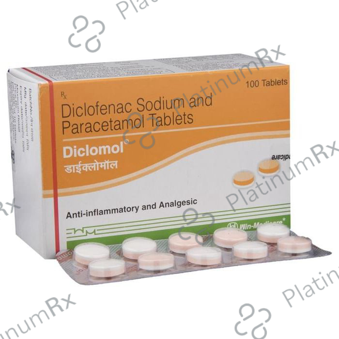 Diclomol 50/325mg Tablet 10s