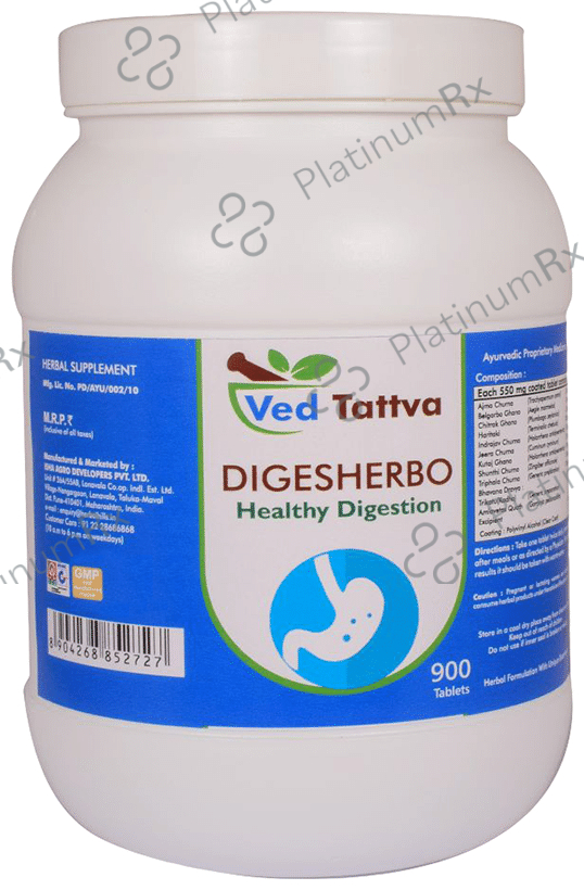 Ved Tattva digesherbo Healthy Digestion Tablet 900 tablets