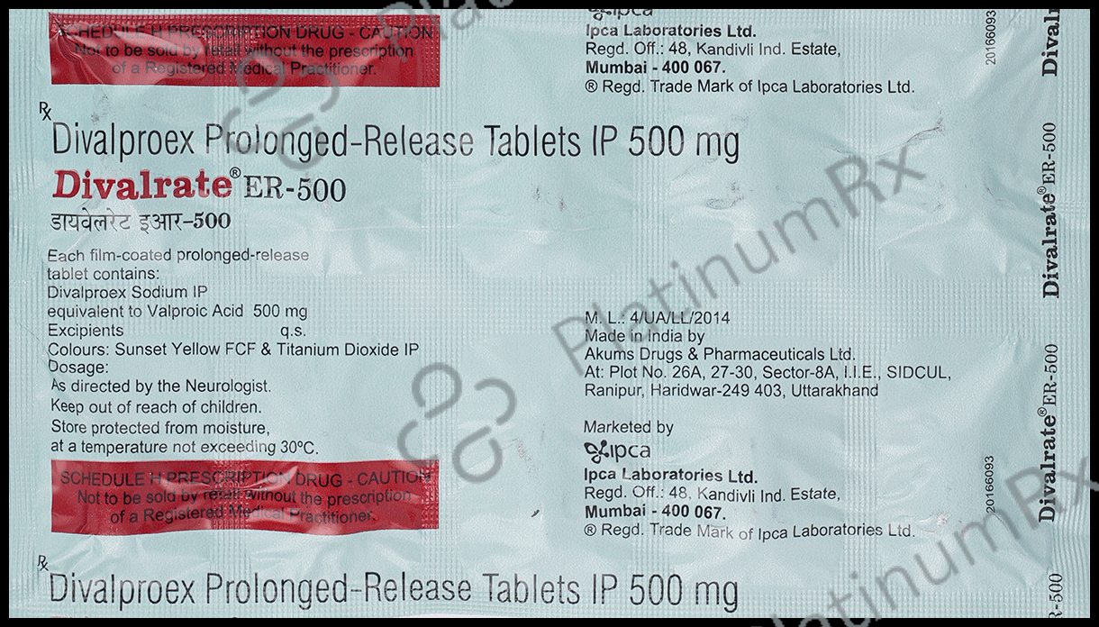 Divalrate 500mg Tablet ER