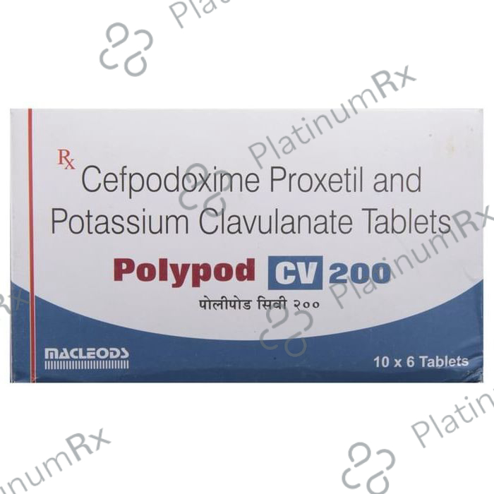 Polypod CV 200/125mg Tablet 10s