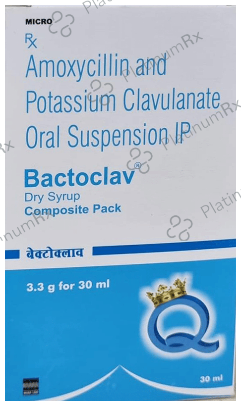 Bactoclav 200/28.5mg Dry Syrup 30ml