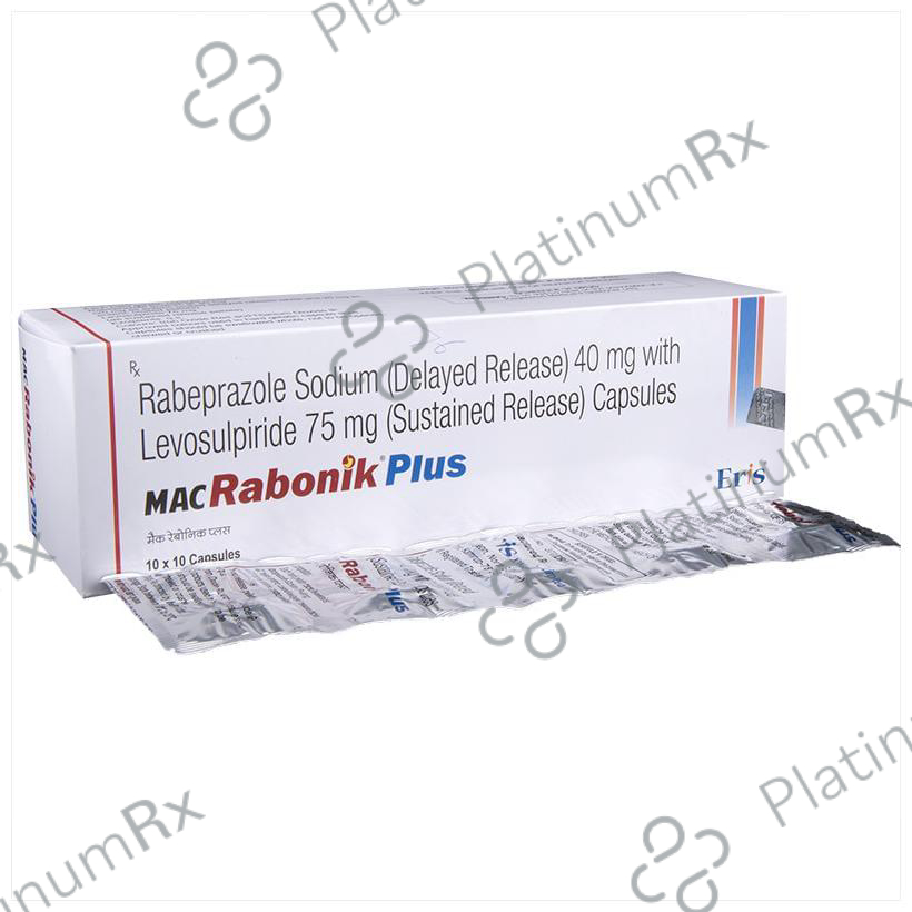 Mac Rabonik Plus 75/40mg Capsule SR 10s