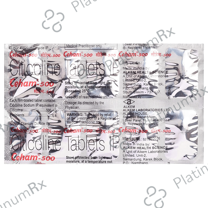 Ceham 500mg Tablet 10s