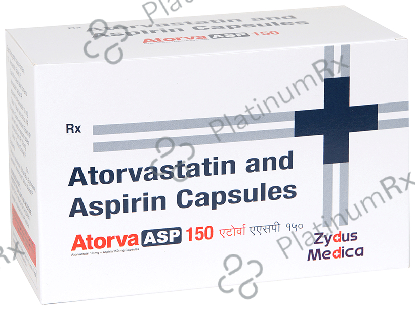 Atorva Asp 150/10mg Capsule 10s