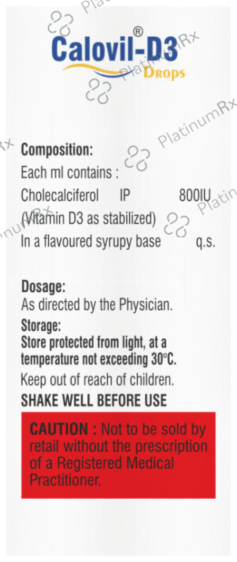 Calovil-D3 Oral Drops