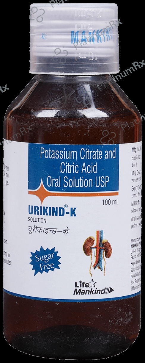 Urikind K 1100/334mg Oral Solution 100ml