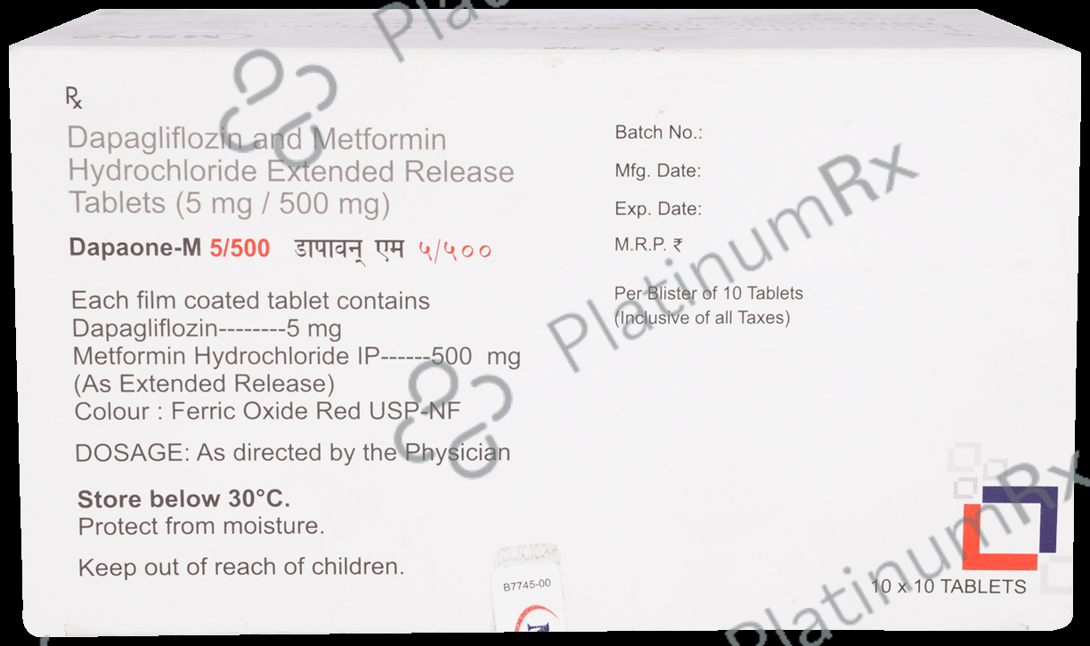 Dapaone-M 5mg/500mg Tablet
