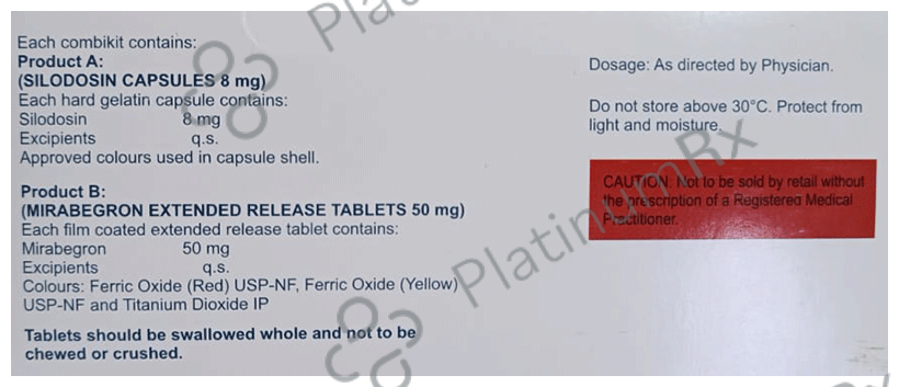 Silodal M 50/8mg Kit 1s