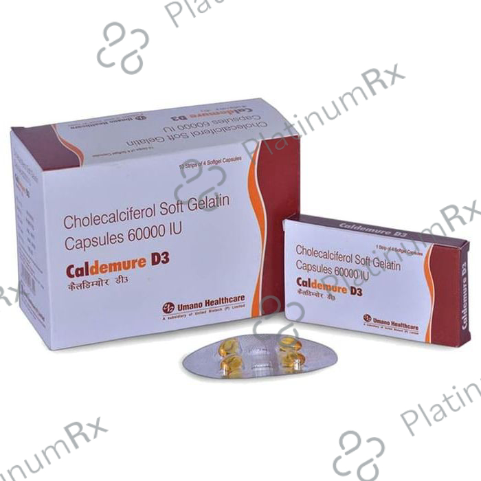 Caldemure D3 Soft Gelatin Capsule