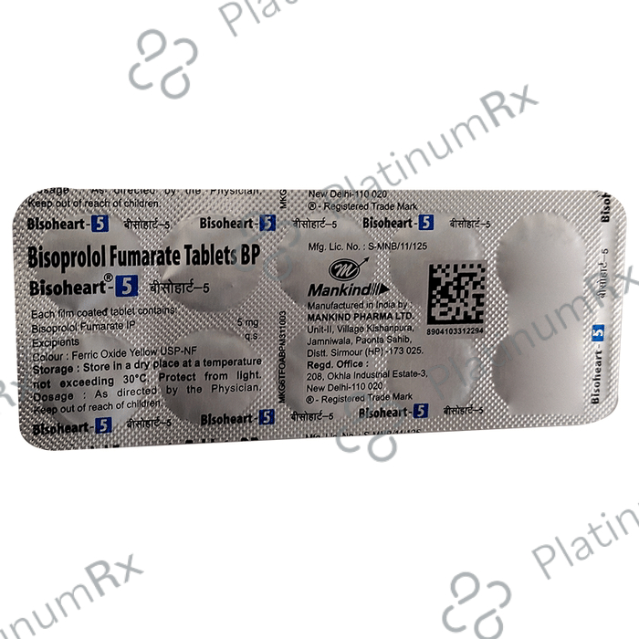 Bisoheart 5mg Tablet 10s