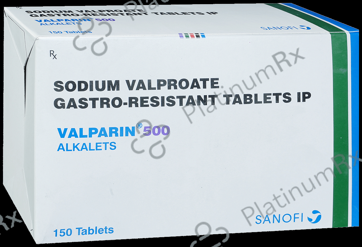 Valparin Alkalets 500mg Tablet 15s