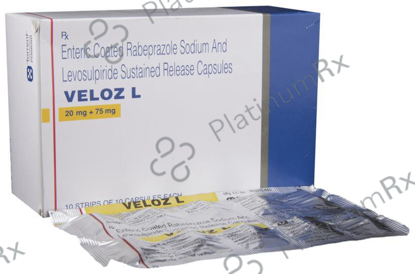 Veloz L 75/20mg Capsule SR 10s