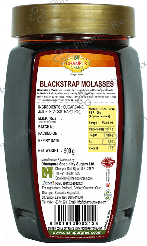 Dhampur Green Blackstrap Molasses