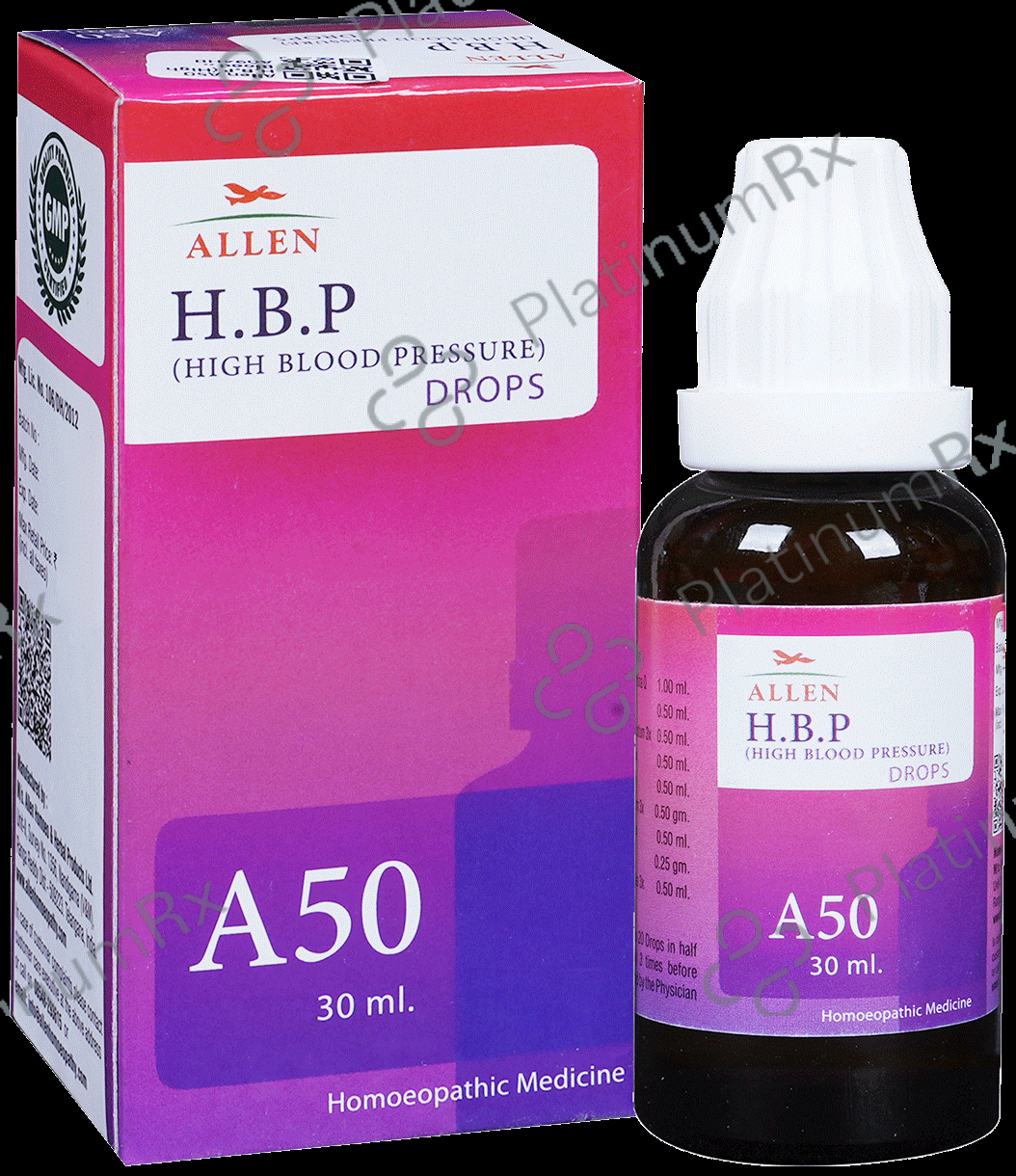 Allen A50 H.B.P (High Blood Pressure) Drop