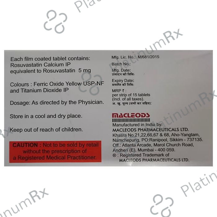 Rosumac 5mg Tablet 15s