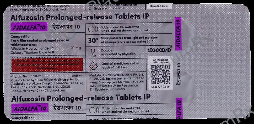 Aidalfa 10 Tablet PR