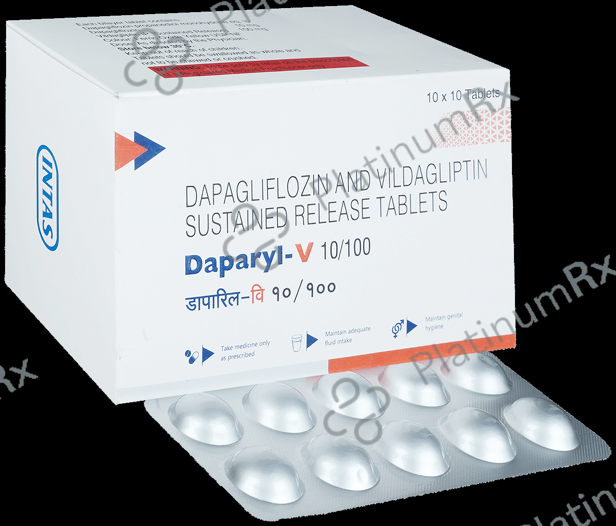 Daparyl V 10/100mg Tablet 10s