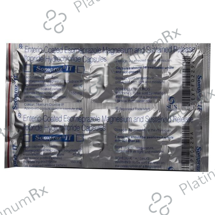 Sompraz IT 40/150mg Capsule SR 10s