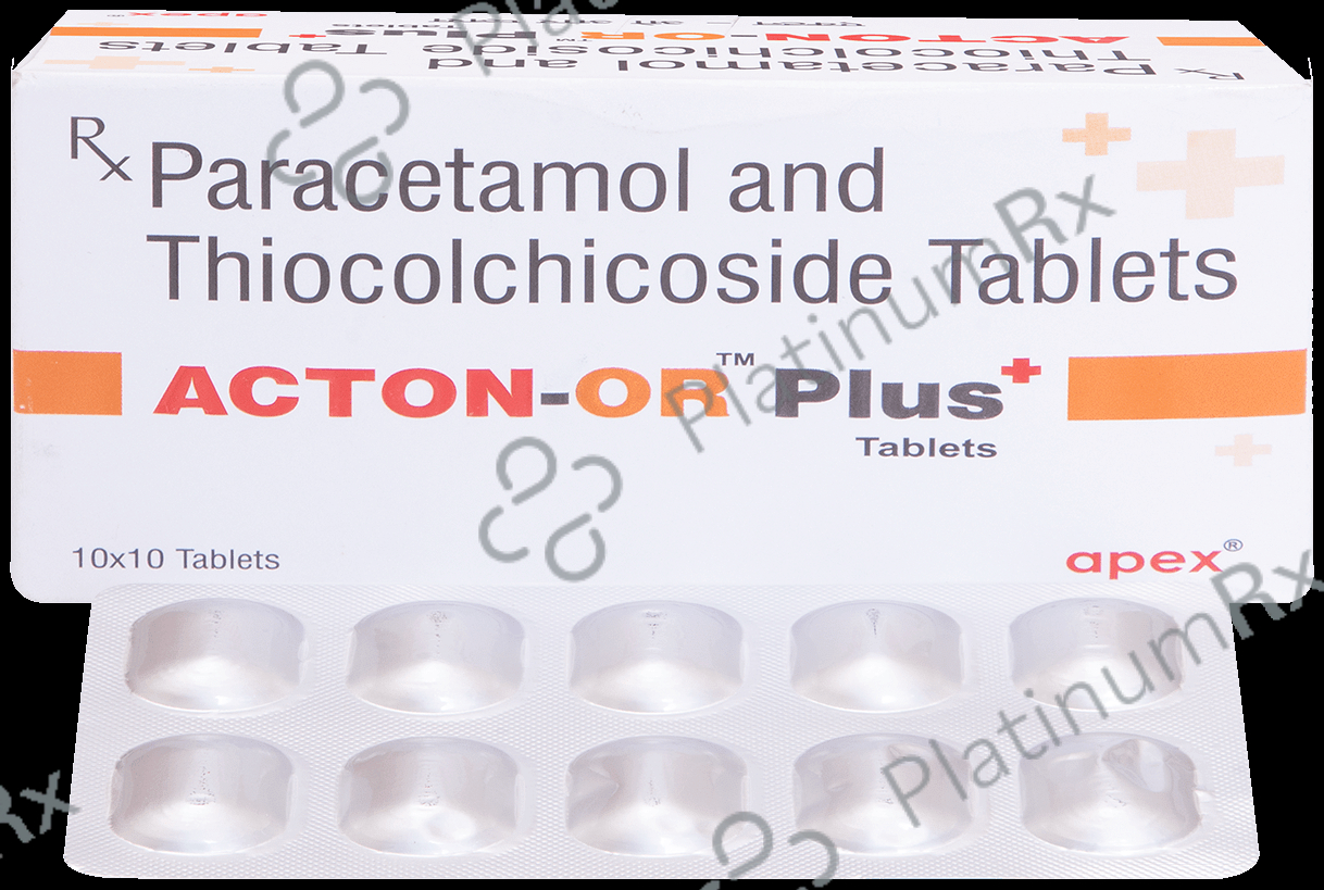 Acton OR Plus Plus 325/4mg Tablet 10s