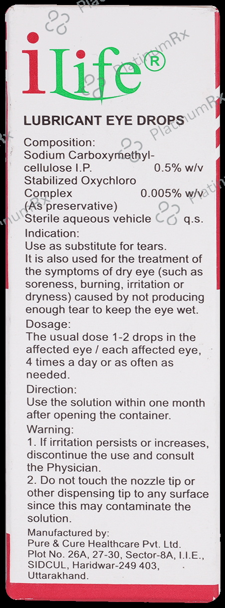 Ilife 0.5% Eye Drop 10ml