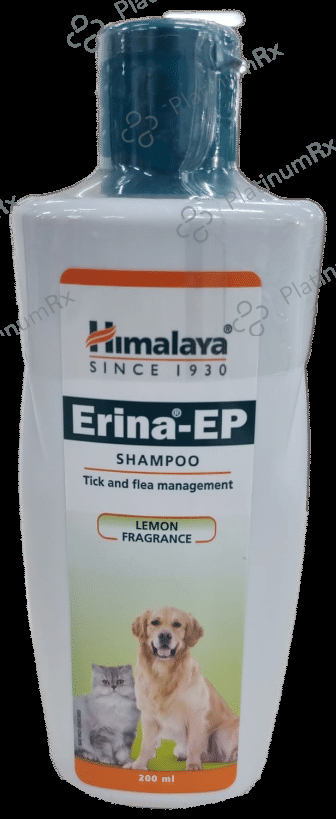 Himalaya Pet Care Himalaya Erina-EP Tick and Flea Control Shampoo (For Pets) Lemon Fragrance