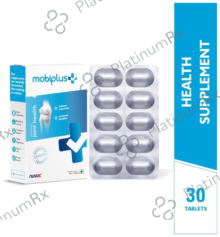 Nuvox Mobiplus Tablet, Relieves Joint Pain & Enhance Mobility Sugar Free
