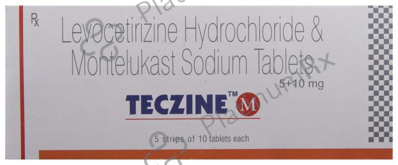 Teczine M 5/10mg Tablet 10s
