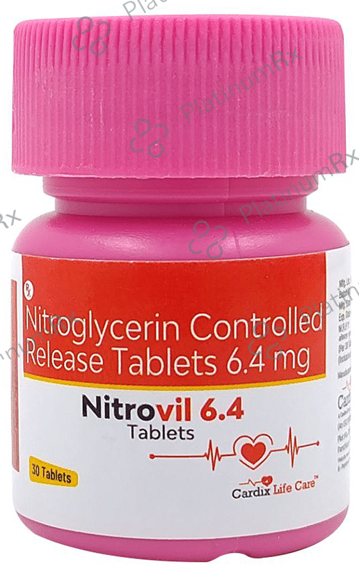 Nitrovil 6.4mg Tablet