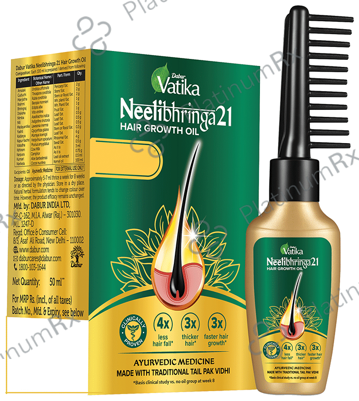 Dabur Vatika Neelibhringa Oil 50 ml