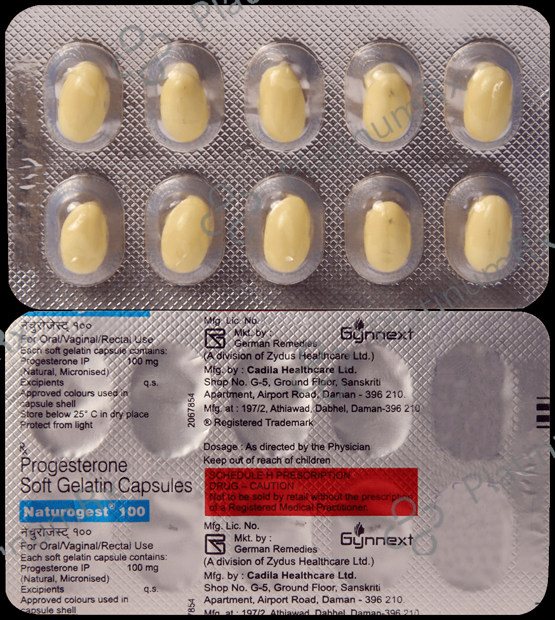 Naturogest 100mg Soft Gelatin Capsule 10s