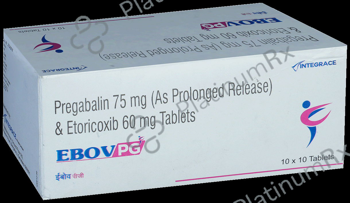 Ebov PG 75mg/60mg Tablet