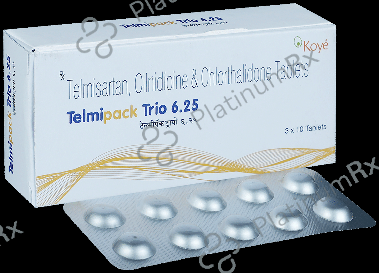 Telmipack Trio 6.25 Tablet
