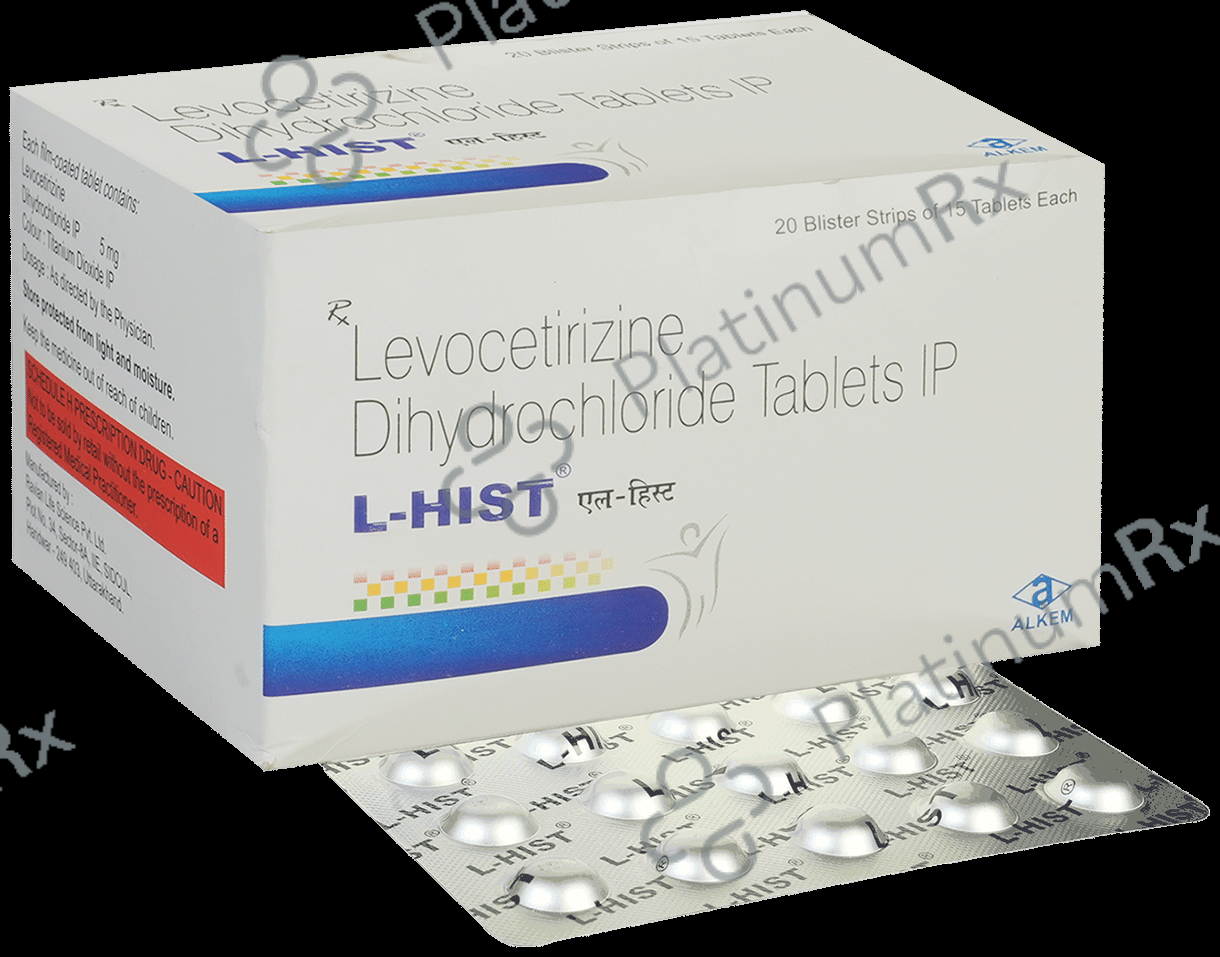 L Hist 5mg Tablet 15s