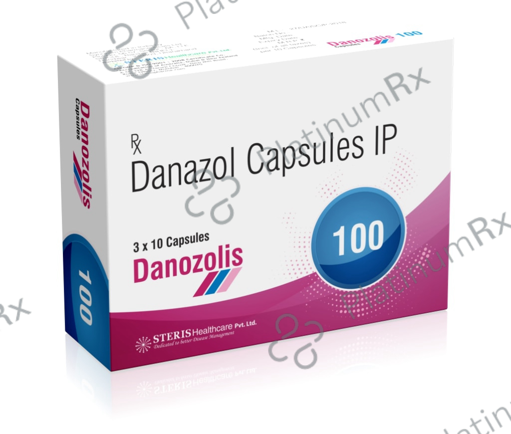 Danozolis 100mg Capsule 10s