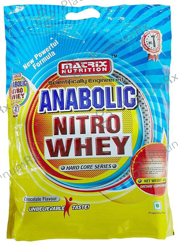 Matrix Nutrition Anabolic Nitro Whey Protein Powder Chocolate 8 lb