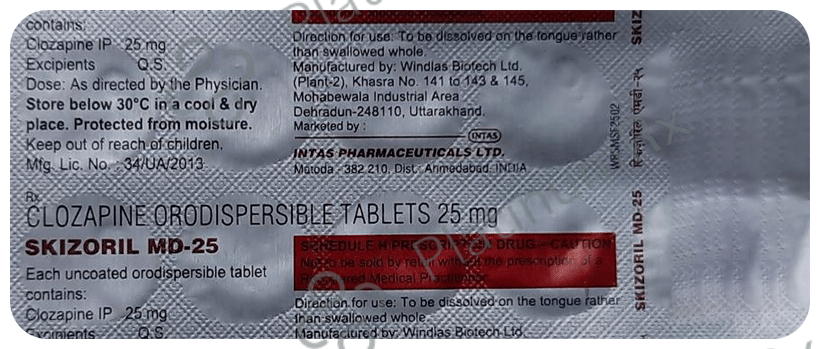 Skizoril MD 25 Tablet