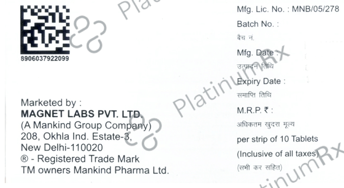 Brutaflam MR 60/4mg Tablet 10s