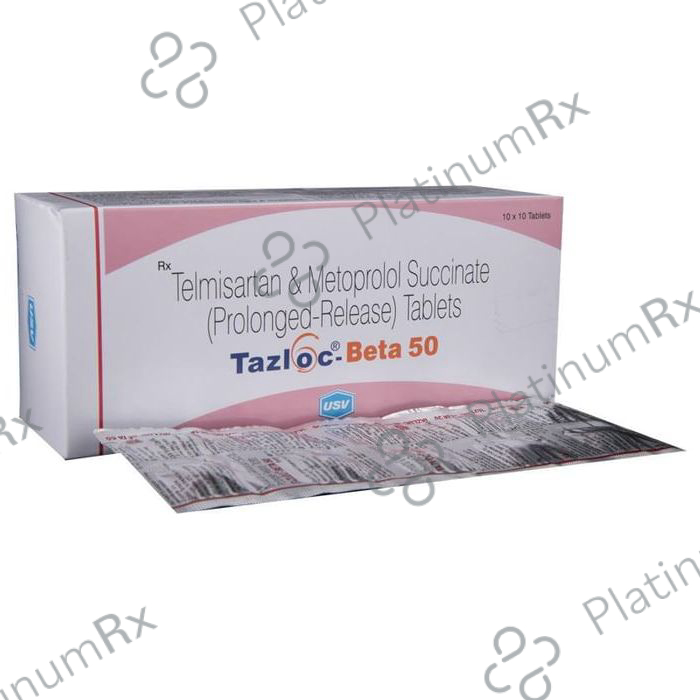 Tazloc Beta 50 50/40mg Tab PR 10s