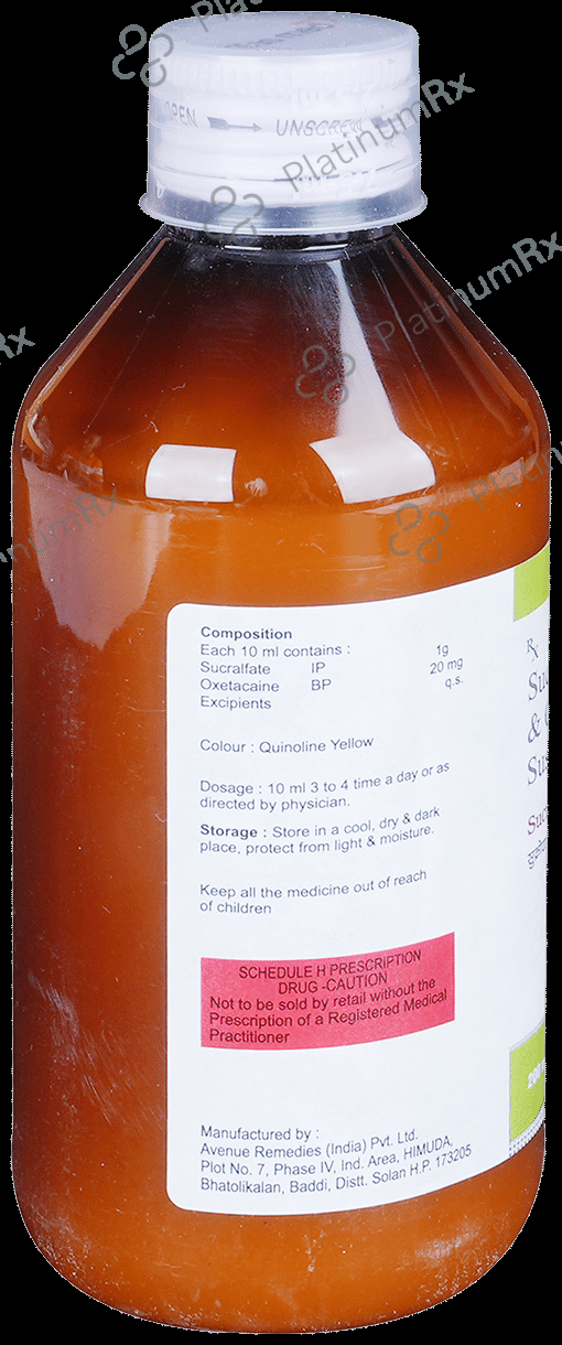 Sucrotas-O Oral Suspension Sugar Free