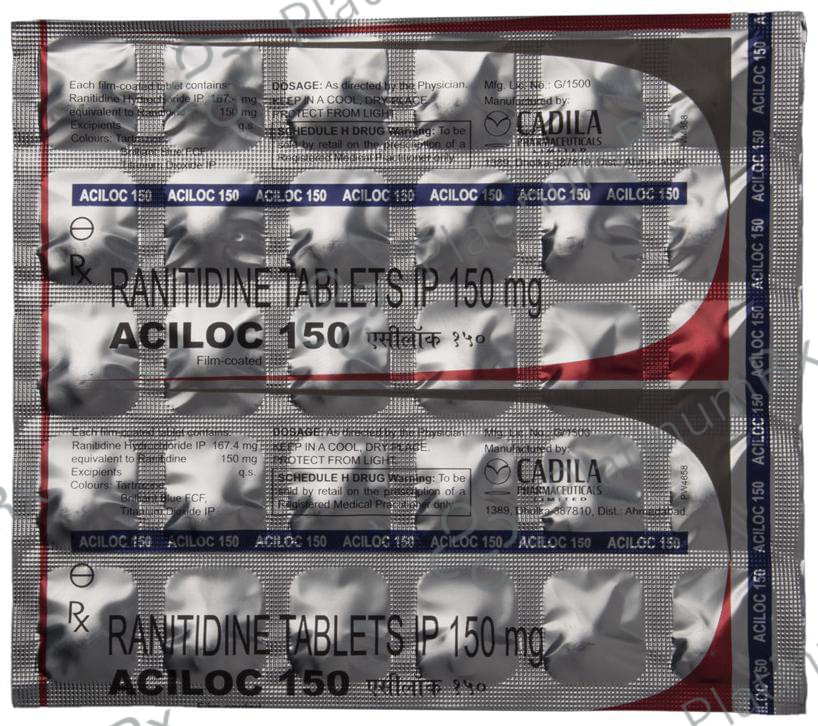 Aciloc 150mg Tablet 30s