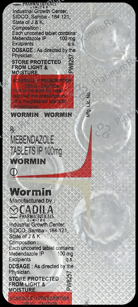 Wormin 100mg Tablet