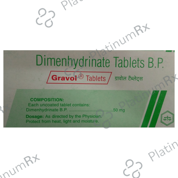 Gravol 50mg Tablet 10s