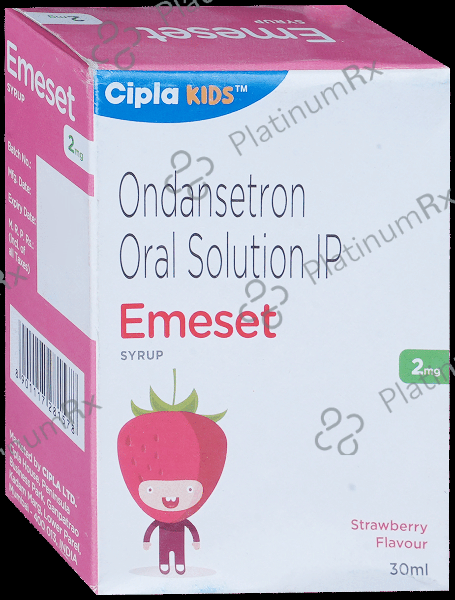 Emeset 2mg Syrup Strawberry 30ml
