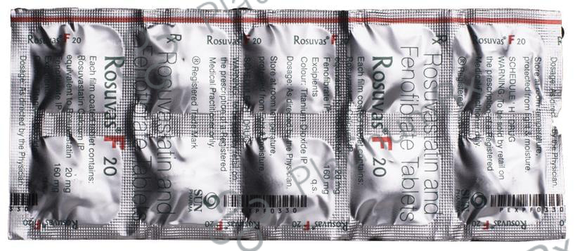 Rosuvas F 20/160mg Tablet 10s