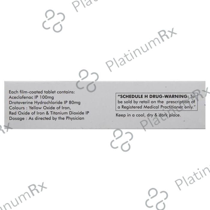 Dolowin Spas 100/80mg Tablet 10s